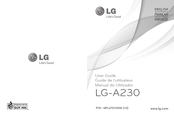 LG A230 Guide De L'utilisateur