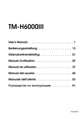 Epson TM-H6000III Manuel D'utilisation