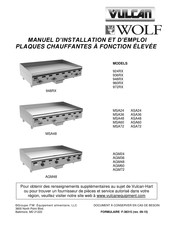 Vulcan Wolf 924RX Manuel D'installation Et D'emploi