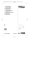 GO/ON PS 520E Instructions De Service