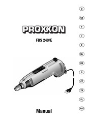 Proxxon FBS 240/E Manuel