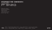 Eton PORSCHE DESIGN AUDIO P'9124 Mode D'emploi
