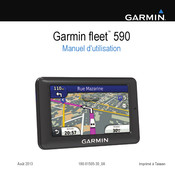 Garmin fleet 590 Manuel D'utilisation