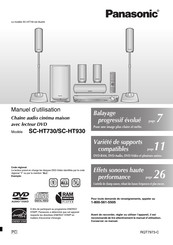 Panasonic SC-HT730 Manuel D'utilisation