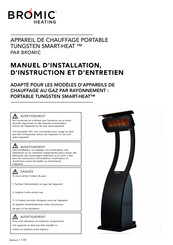 Bromic Heating TUNGSTEN SMART-HEAT Manuel D'installation, D'instruction Et D'entretien