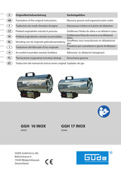 Güde GGH 10 INOX Traduction Du Mode D'emploi D'origine