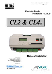 Urmet VIGIK CL4 Notice D'installation