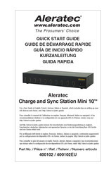 Aleratec Charge and Sync Station Mini 10 Guide De Démarrage Rapide