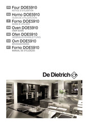 De Dietrich DOE5910 Notice D'utilisation