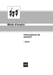 Stahl 8070/1 Mode D'emploi