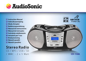 AudioSonic CD-1586 Mode D'emploi
