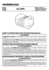 Metabo HPT UC 3SFL Instructions De Sécurité Et Mode D'emploi