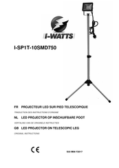 i-WATTS I-SP1T-10SMD750 Traduction Des Instructions D'origine