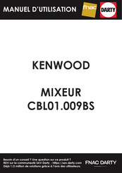 Kenwood SoupEasy CBL01 Manuel D'utilisation