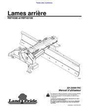 Land Pride RBT45108 Manuel D'utilisateur