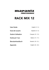 Marantz professional Rack Mix 12 Guide D'utilisation