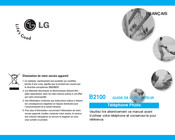 LG B2100.AORFBK Guide De L'utilisateur