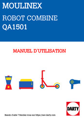 Moulinex MASTERCHEF ESSENTIAL QA1501 Manuel D'utilisation
