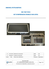 Alma MU 7087 FR B Manuel D'utilisation