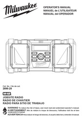 Milwaukee M18 2890-20 Manuel De L'utilisateur