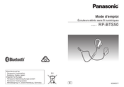 Panasonic RP-BTS50 Mode D'emploi