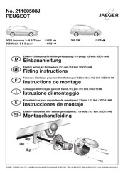 Jaeger 21160508J Instructions De Montage