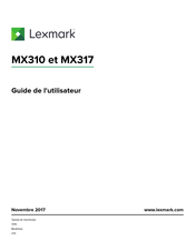 Lexmark MX310 Guide De L'utilisateur