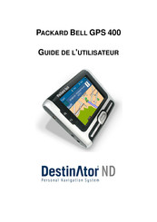 Destinator PACKARD BELL GPS 400 Guide De L'utilisateur