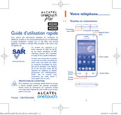 Alcatel onetouch Pixi 4024X Guide D'utilisation Rapide