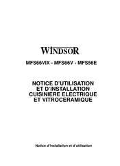 Windsor MFS66VIX Notice D'utilisation