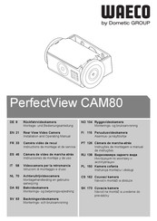 Dometic GROUP WAECO PerfectView CAM80 Instructions De Montage Et De Service