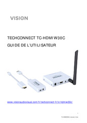 Vision TECHCONNECT TC-HDMIW30C Guide De L'utilisateur