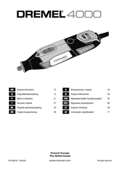 Dremel 4000-4/65 Notice D'utilisation