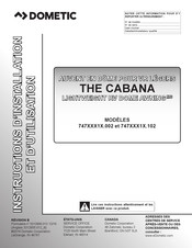 Dometic THE CABANA Série Instructions D'installation Et D'utilisation