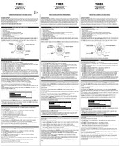 Timex W-210 Mode D'emploi