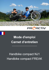 ProActiv Handbike compact FREAK Mode D'emploi