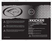 Kicker WX 1 Série Manuel D'utilisation