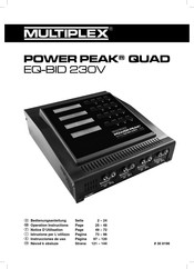 Multiplex POWER PEAK D7 EQ-BIG 230V Notice D'utilisation