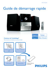 Philips MCM204 Guide De Démarrage Rapide