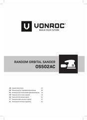 VONROC OS502AC Traduction De La Notice Originale