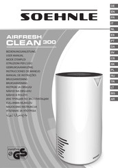 Soehnle AIRFRESH CLEAN 300 Mode D'emploi