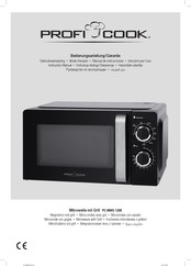 Profi Cook PC-MWG 1208 Mode D'emploi