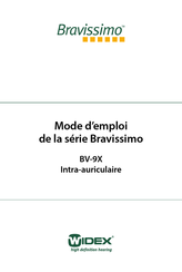 Widex Bravissimo BV-9X Mode D'emploi