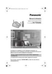 Panasonic KX-TG5428C Manuel D'utilisation