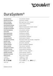 DURAVIT DuraSystem WD3001 000 000 Notice De Montage