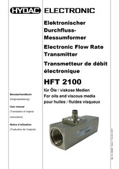 HYDAC ELECTRONIC HFT 2100 Notice D'utilisation