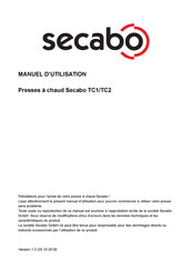 Secabo TC 2 Manuel D'utilisation