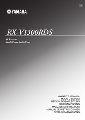 Yamaha RX-V1300RDS Mode D'emploi