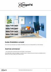 Vogel's TVM 3420 Serie Guide D'installation Complet