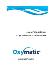 Hydrover OXYMATIC BASIC Manuel D'installation